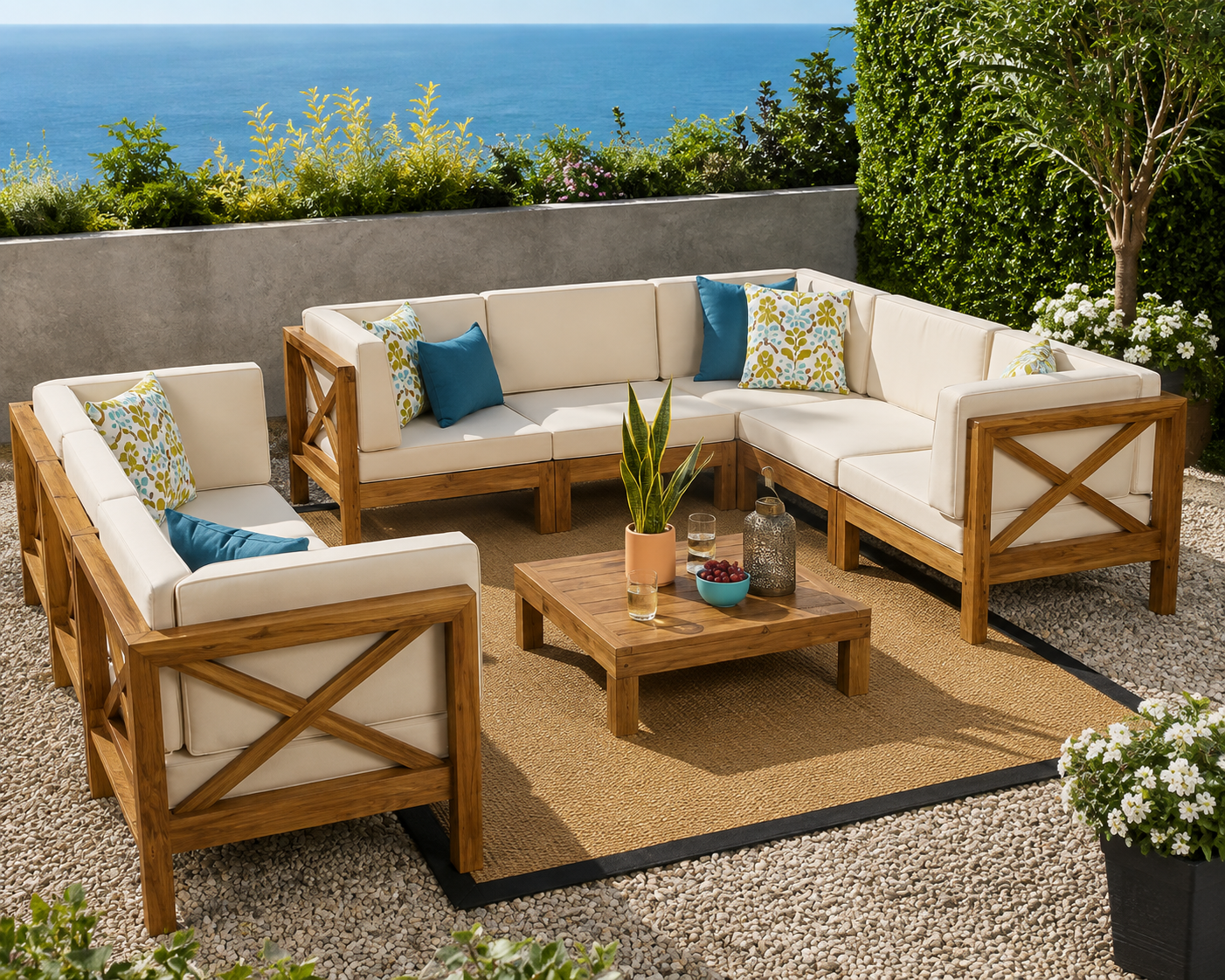 Outdoor sofa set