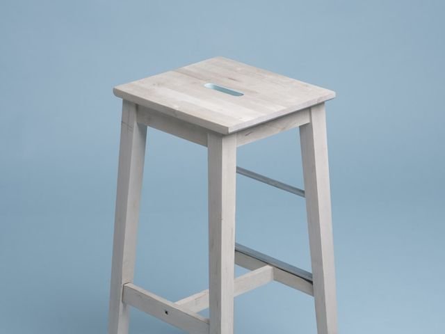 Wooden bar stool