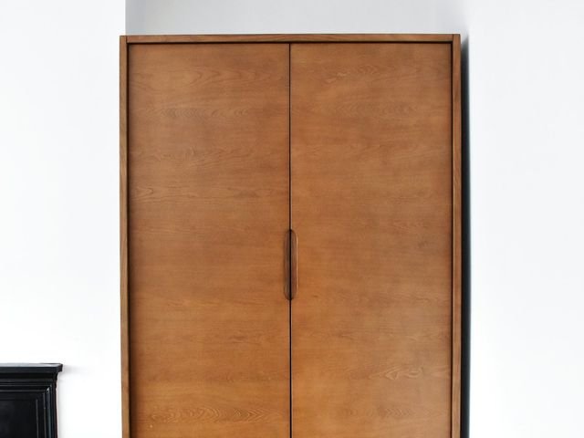 Two door wooden wardrobe